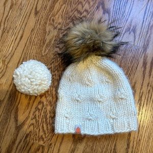 Sh*t That I Knit Campbell Beanie in “White Lie”